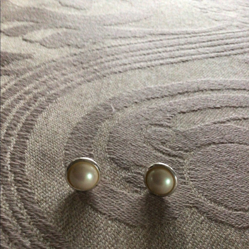 PEARL & SILVER EARRINGS